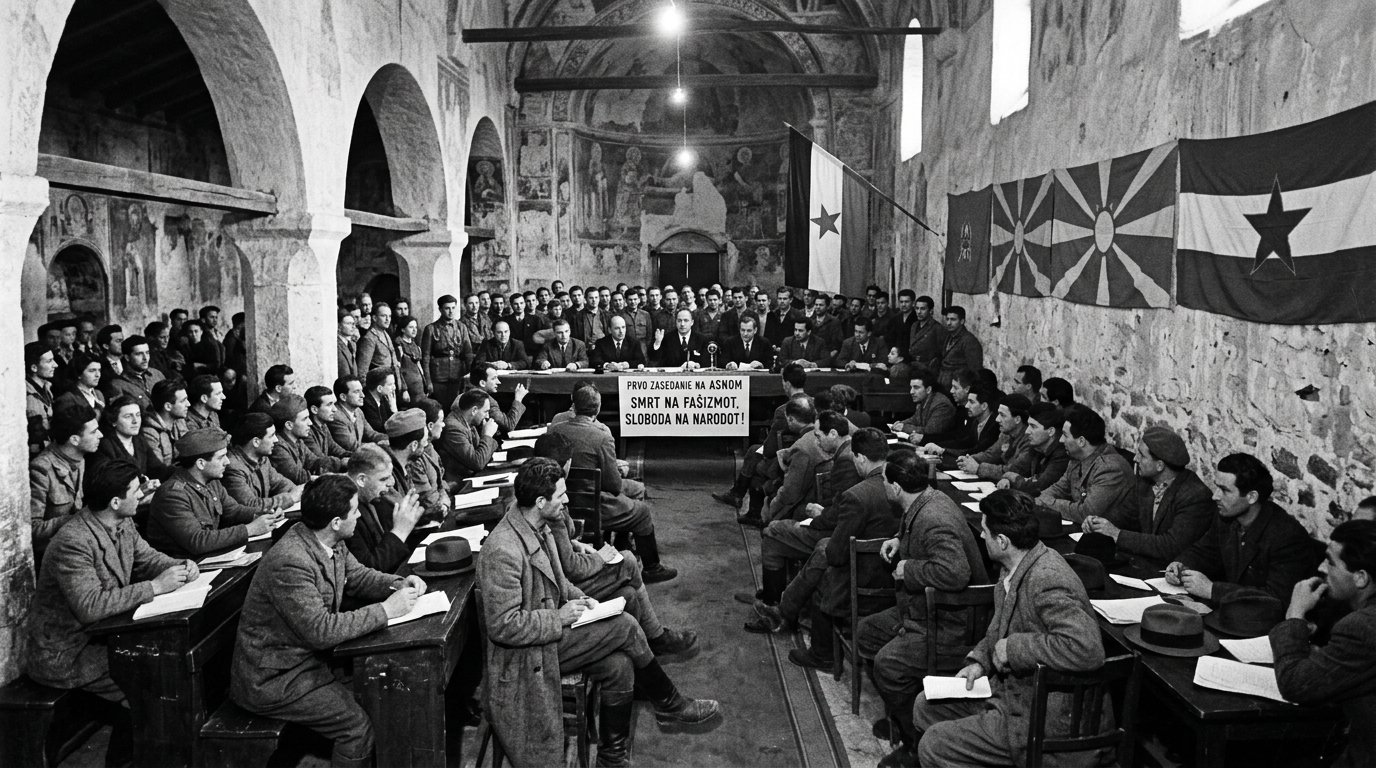 Prvo zasedanje ASNOM-a u manastiru Prohor Pčinjski 1944.